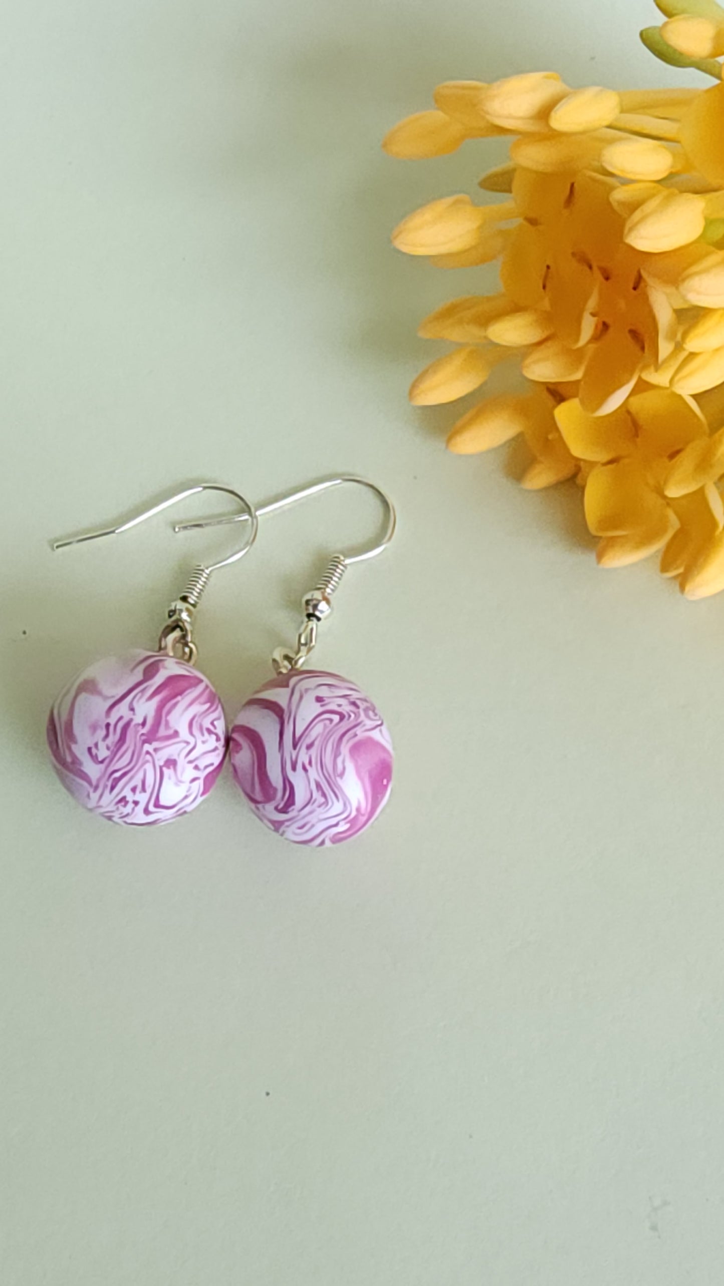 Pink beads