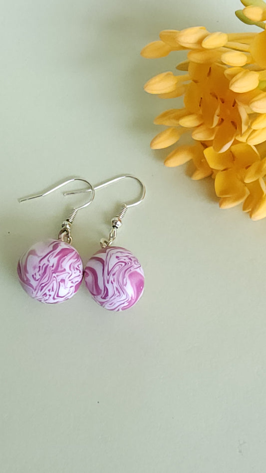 Pink beads