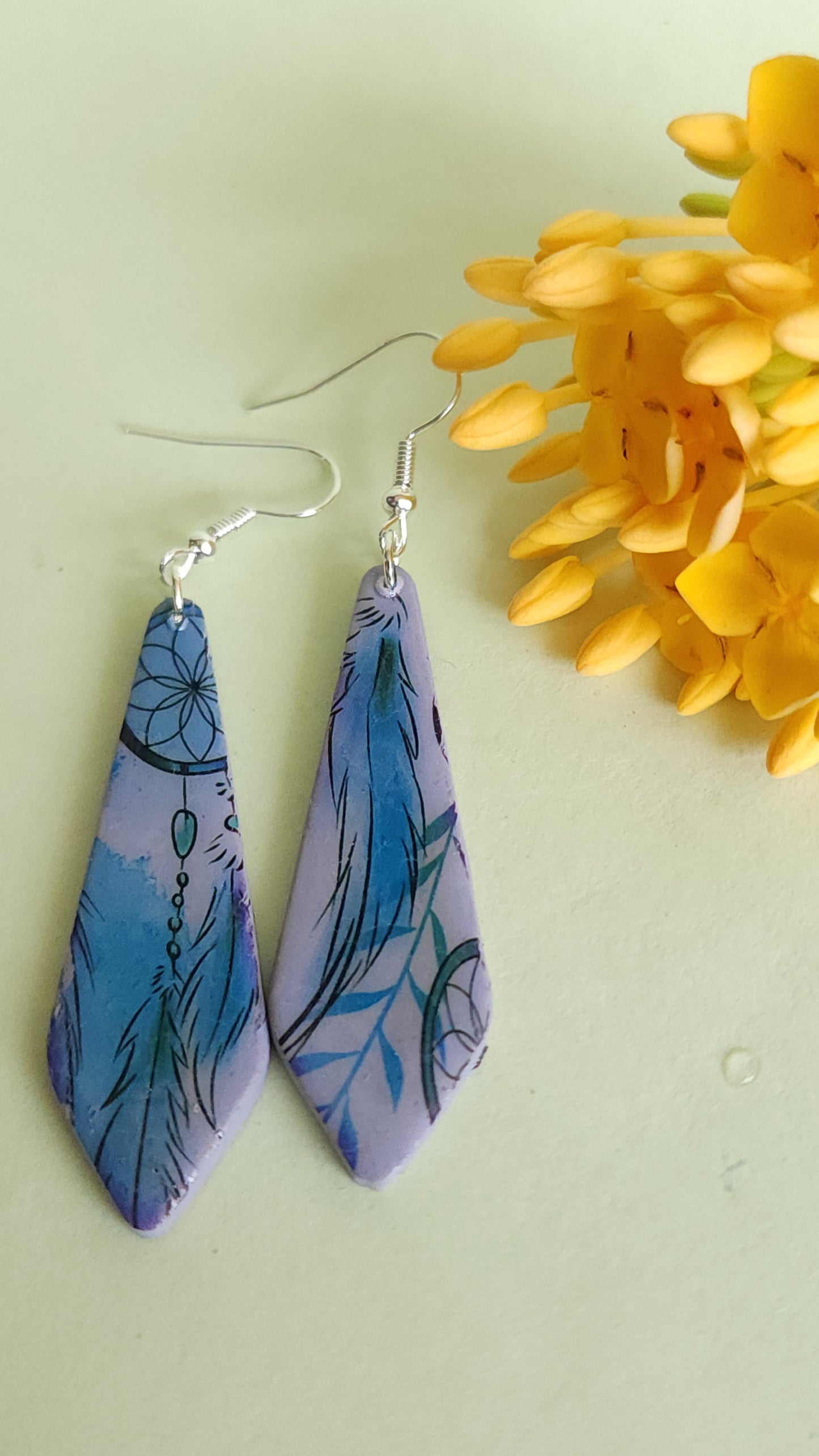 Dreamcatcher Design on Purple Base