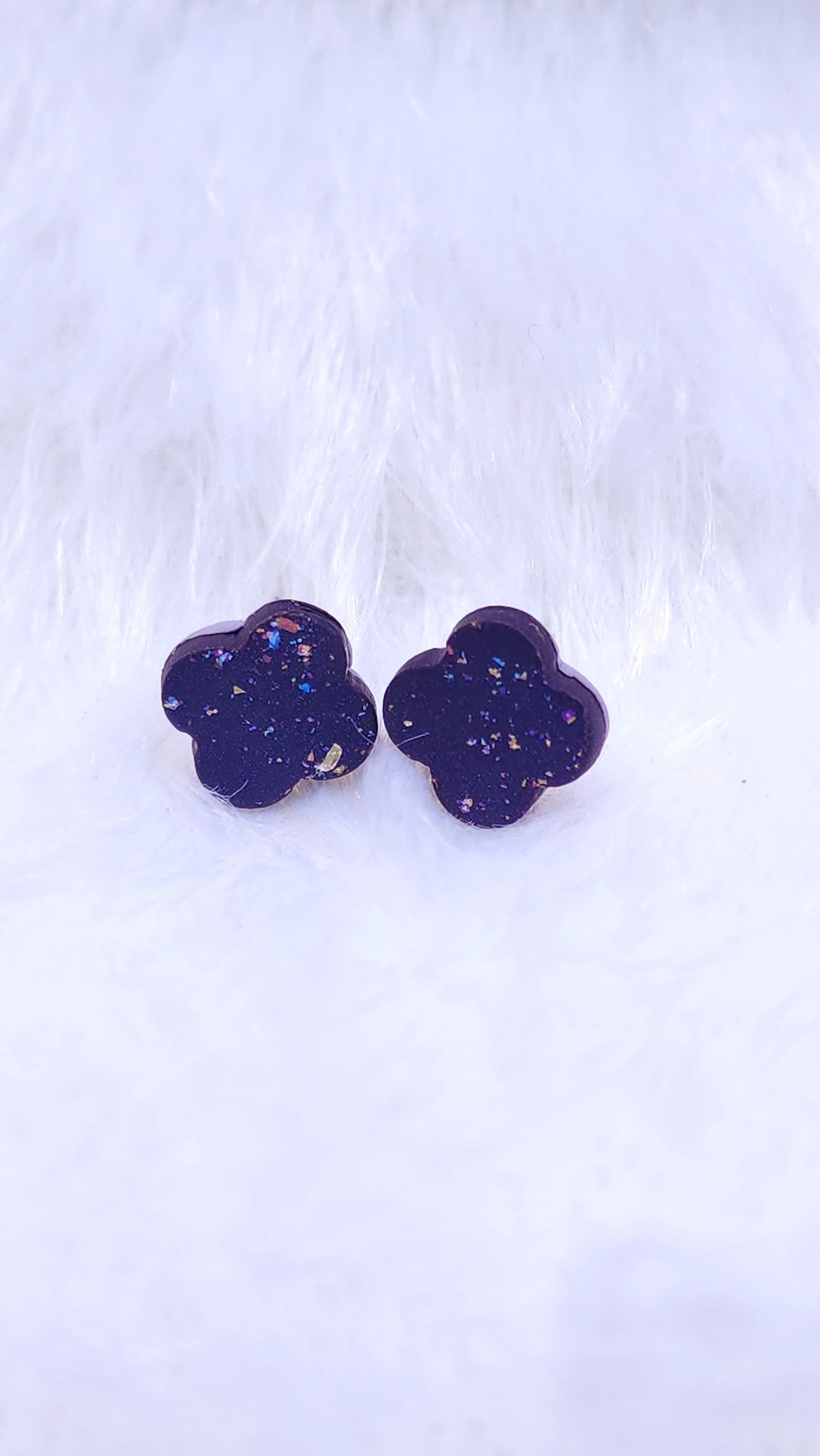 Night Clover Studs