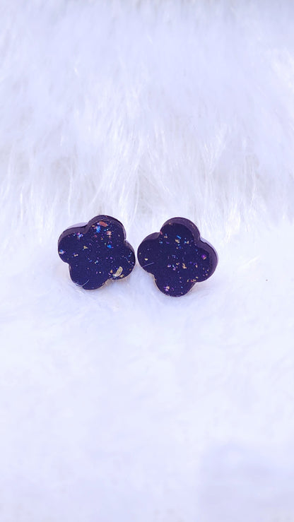 Night Clover Studs