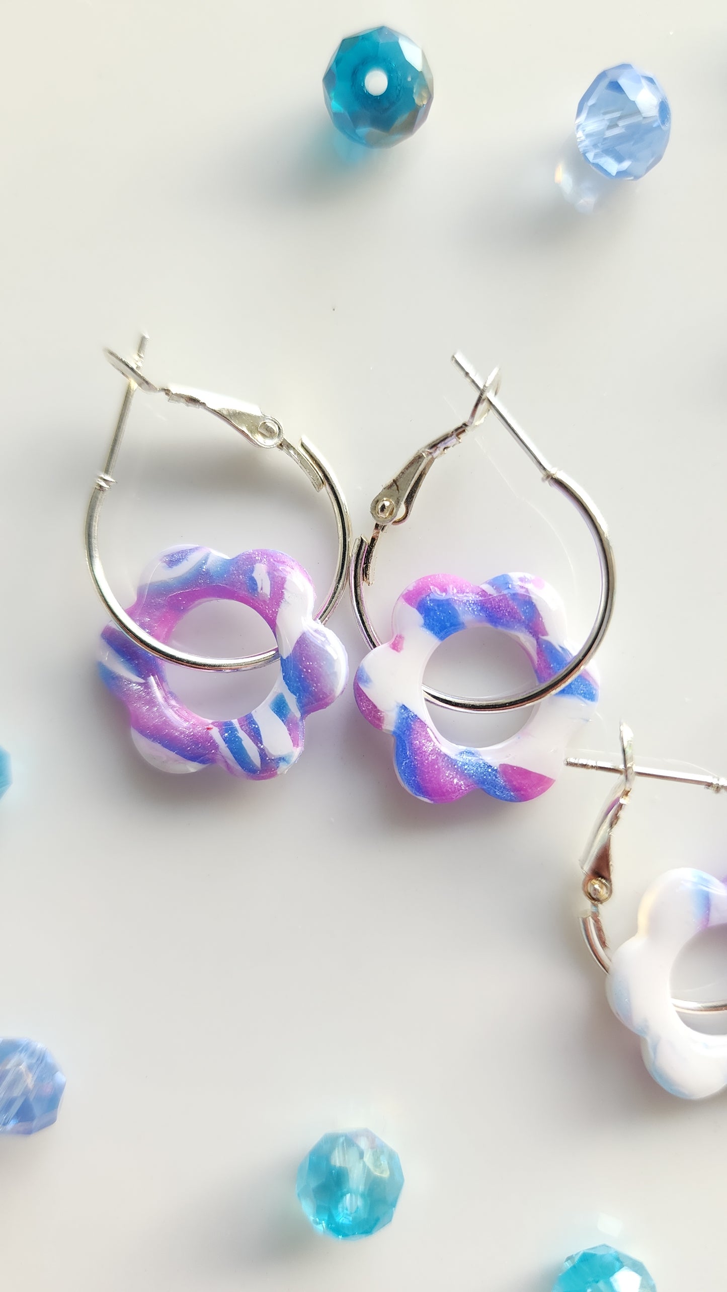 Stardust Bloom Hoops
