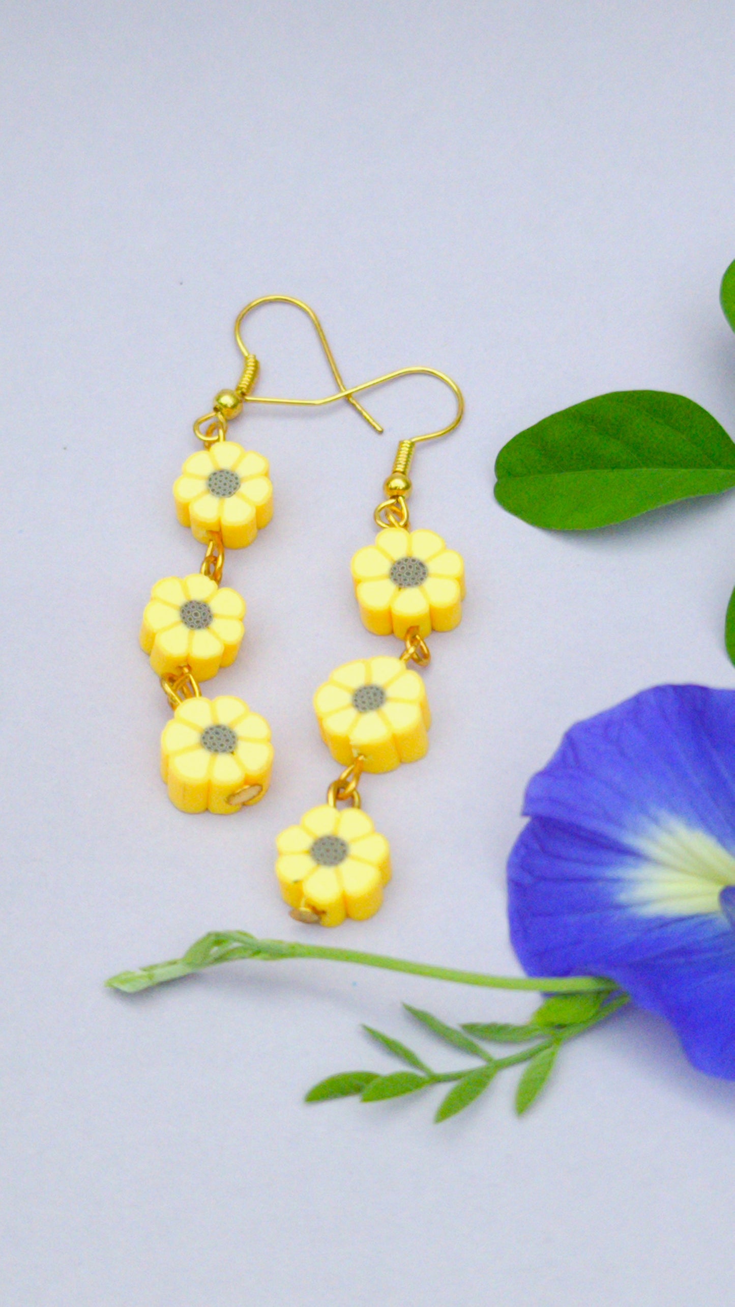 Sunflower Beads Dangles