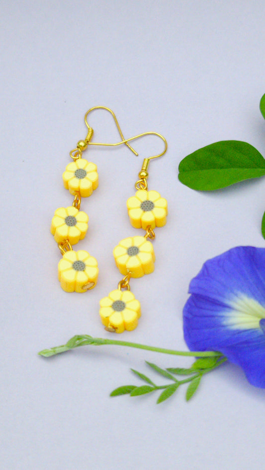 Sunflower Beads Dangles